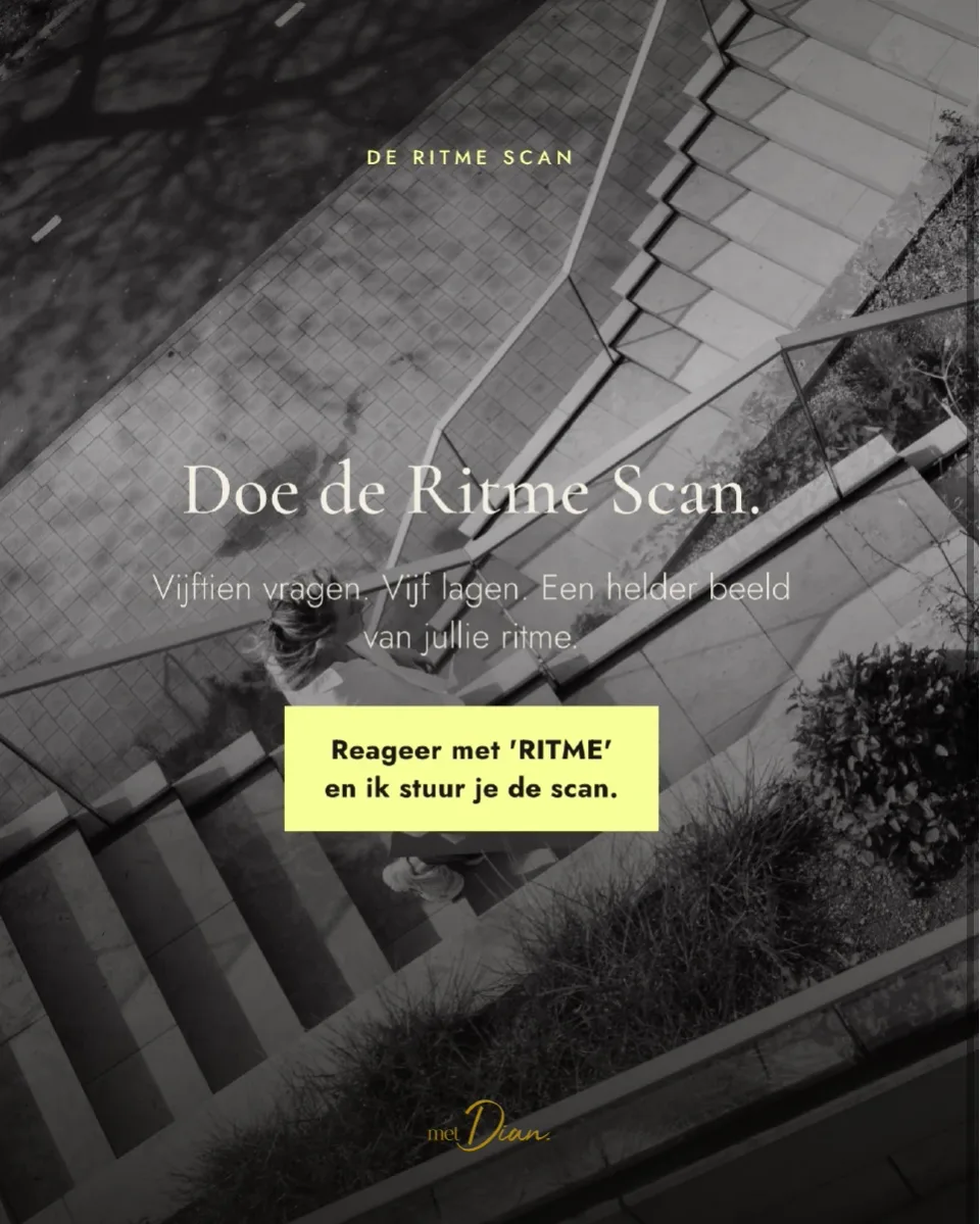 Doe de Ritme Scan.. Volledige tekst onder de carrousel.